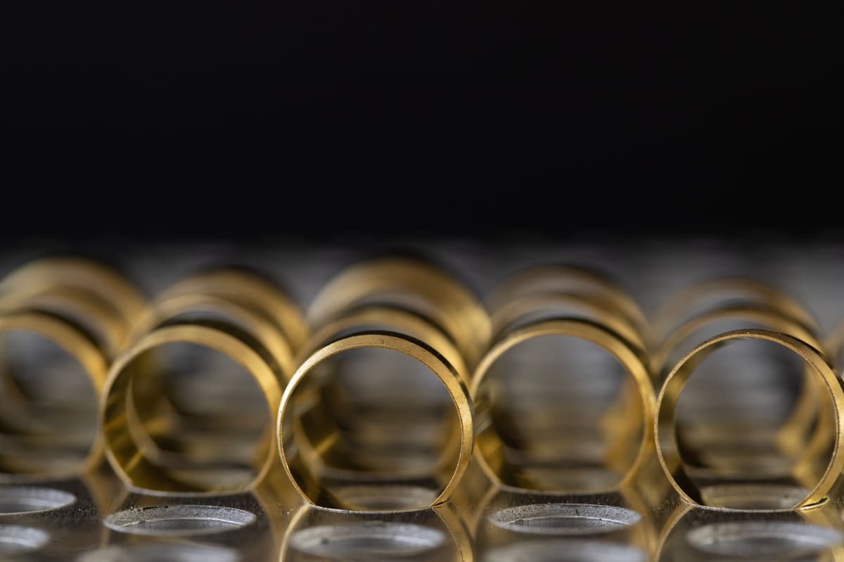 a glowing metallic catalyst in a dark laboratory